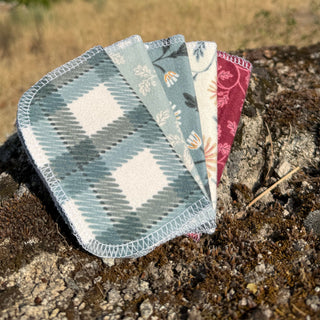 Wild & Pure Handmade GOTS-Certified Organic Flannel Wipes