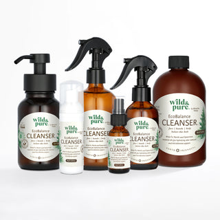 All Wild & Pure Natural EcoBalance Cleanser sizes