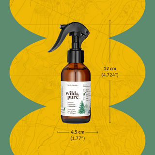 Size 4.724" tall and 1.77" wide: 4oz Durable for travel or at-home use Sensitive Skin No-Rinse Body Wash EcoBalance Cleanser